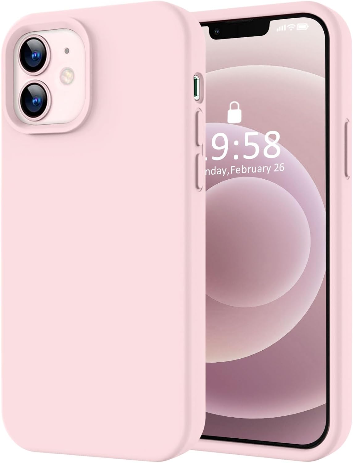 LOVE 3000 Designed for iPhone 12 Case/iPhone 12 Pro Case, Premium Silicone with...