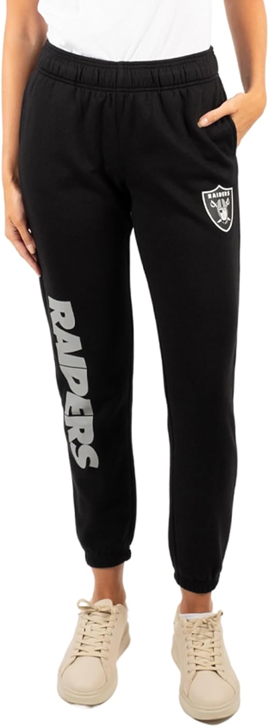 Ultra Game Women's NFL Official Super Soft Sweatpants Joggers Lounge Pants Pajam...