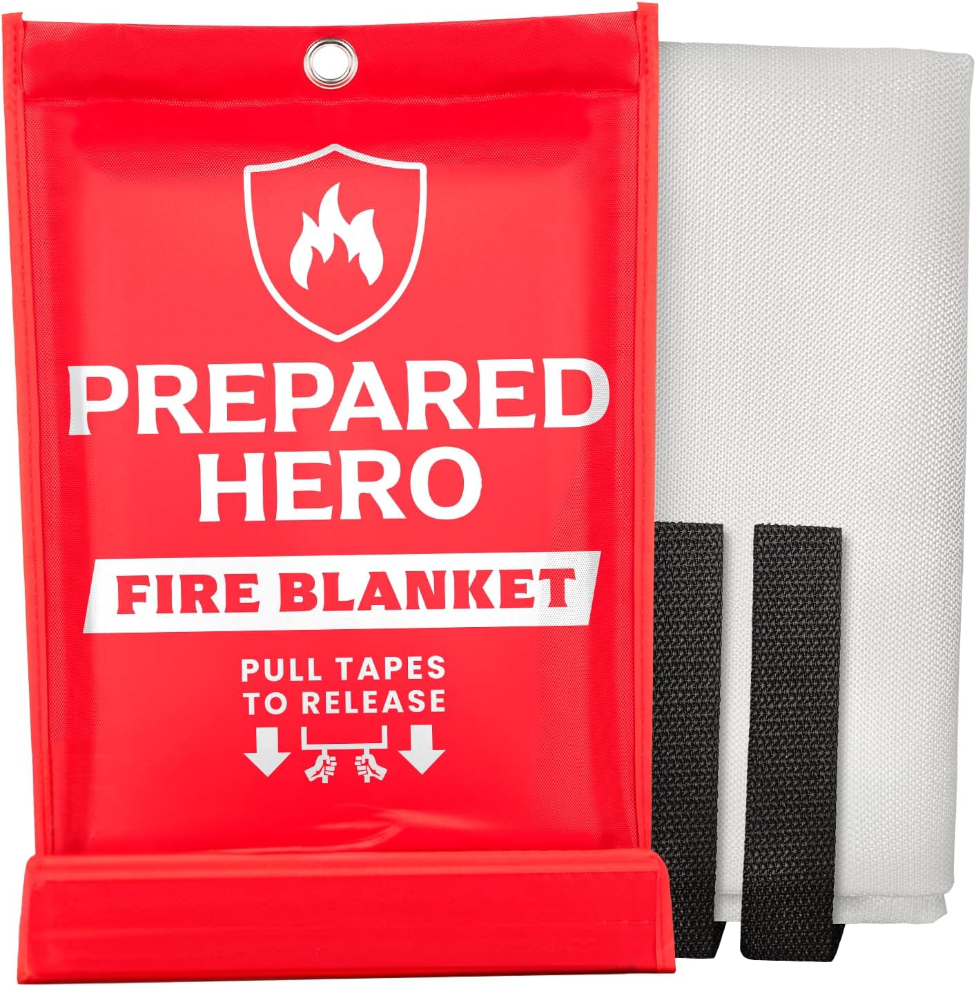 Prepared Hero Emergency Fire Blanket - 1 Pack - Fire Suppression Blanket for Kit...