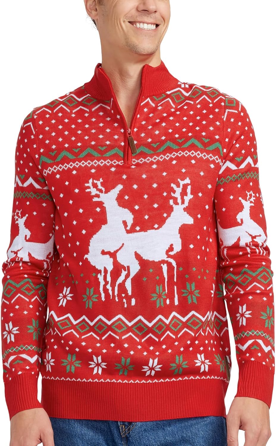 Tipsy Elves Ugly Christmas Sweaters for Men - Colorful and Funny Men's Christmas...