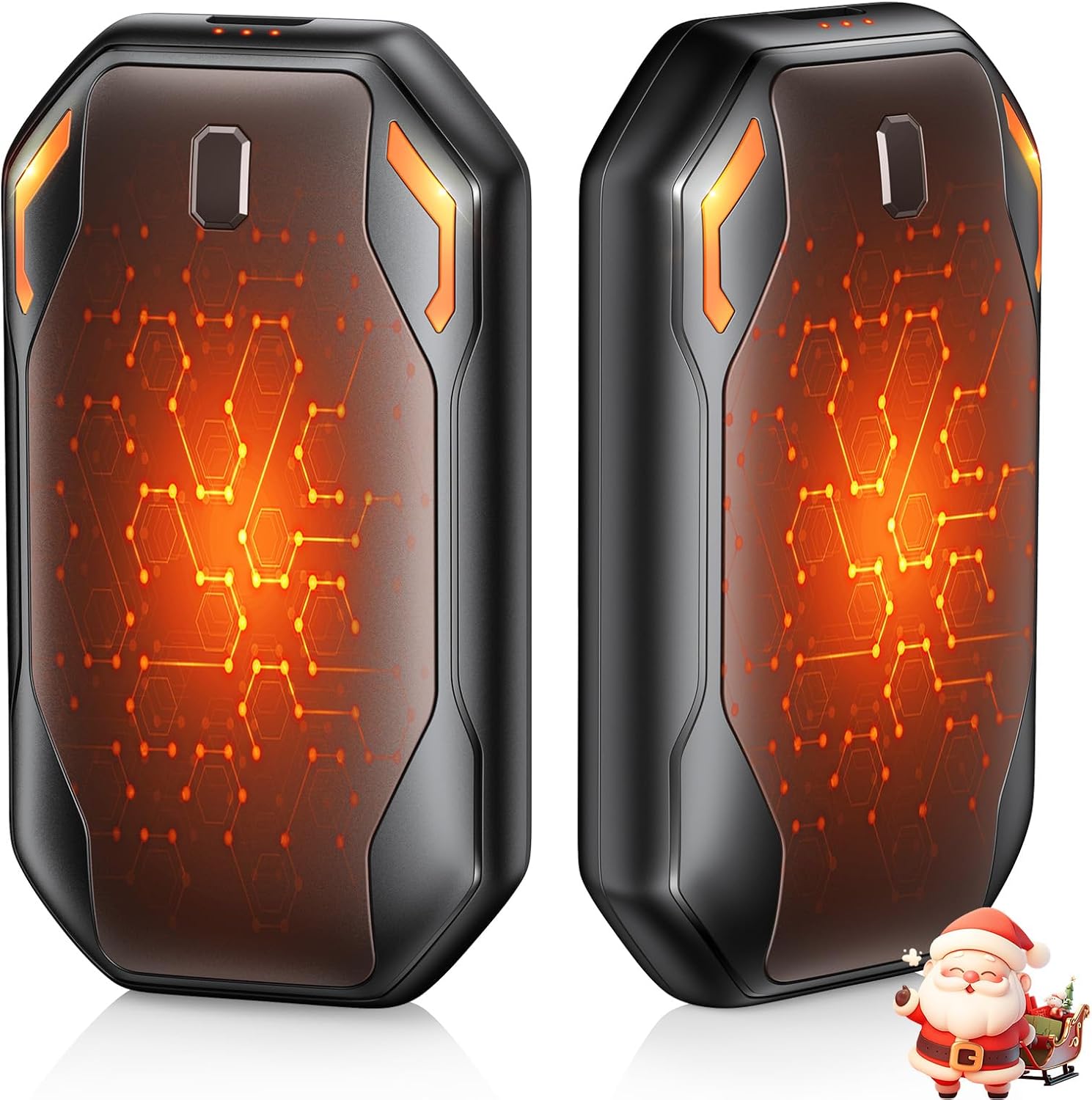 Hand Warmers Rechargeable, PHEJIE Hand Warmers 2 Pack 6000mAh，Electric Hand War...