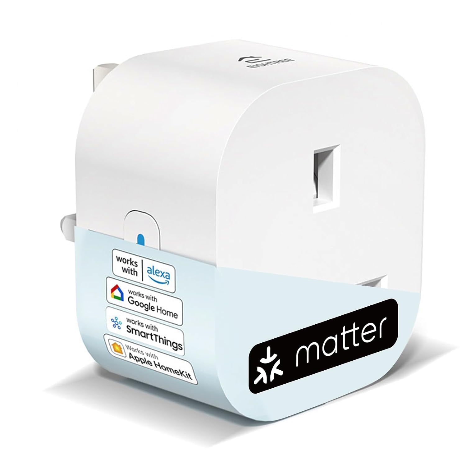 EIGHTREE Matter Smart Plug with Energy Monitoring, Mini WiFi Plug Works With App...