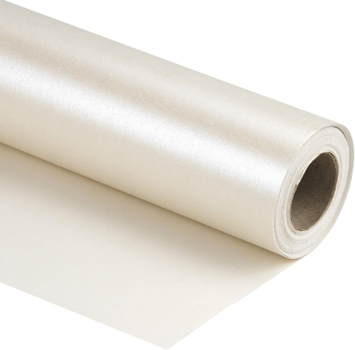RUSPEPA Off White Matte Wrapping Paper-81.5 Sq Ft-Solid Color Pearly-lustre Pape...