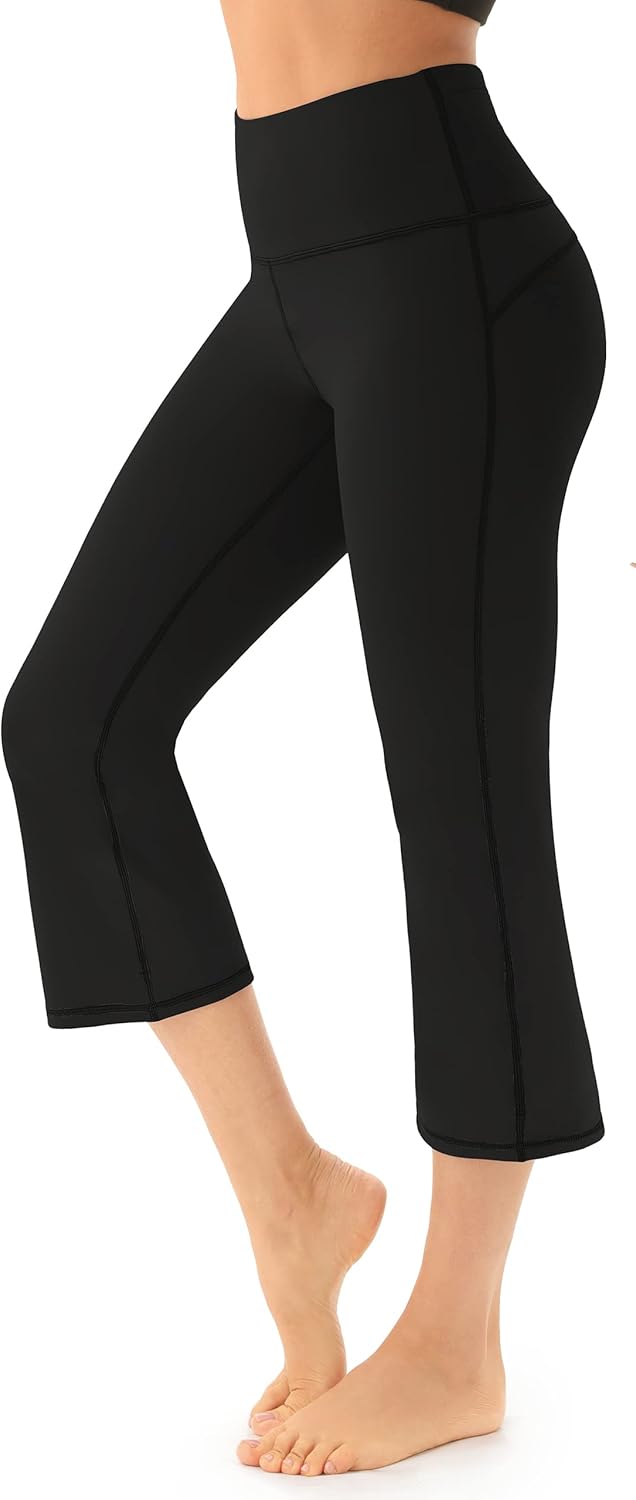 AFITNE Women's Bootcut Yoga Pants with Pockets, High Waist Workout Bootleg Yoga...