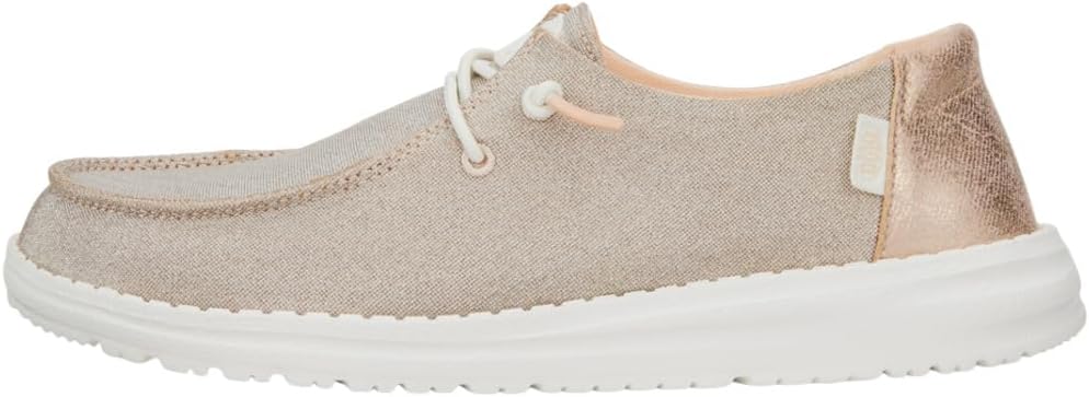 Hey Dude Wendy Metallic Lace 8 Rose Gold