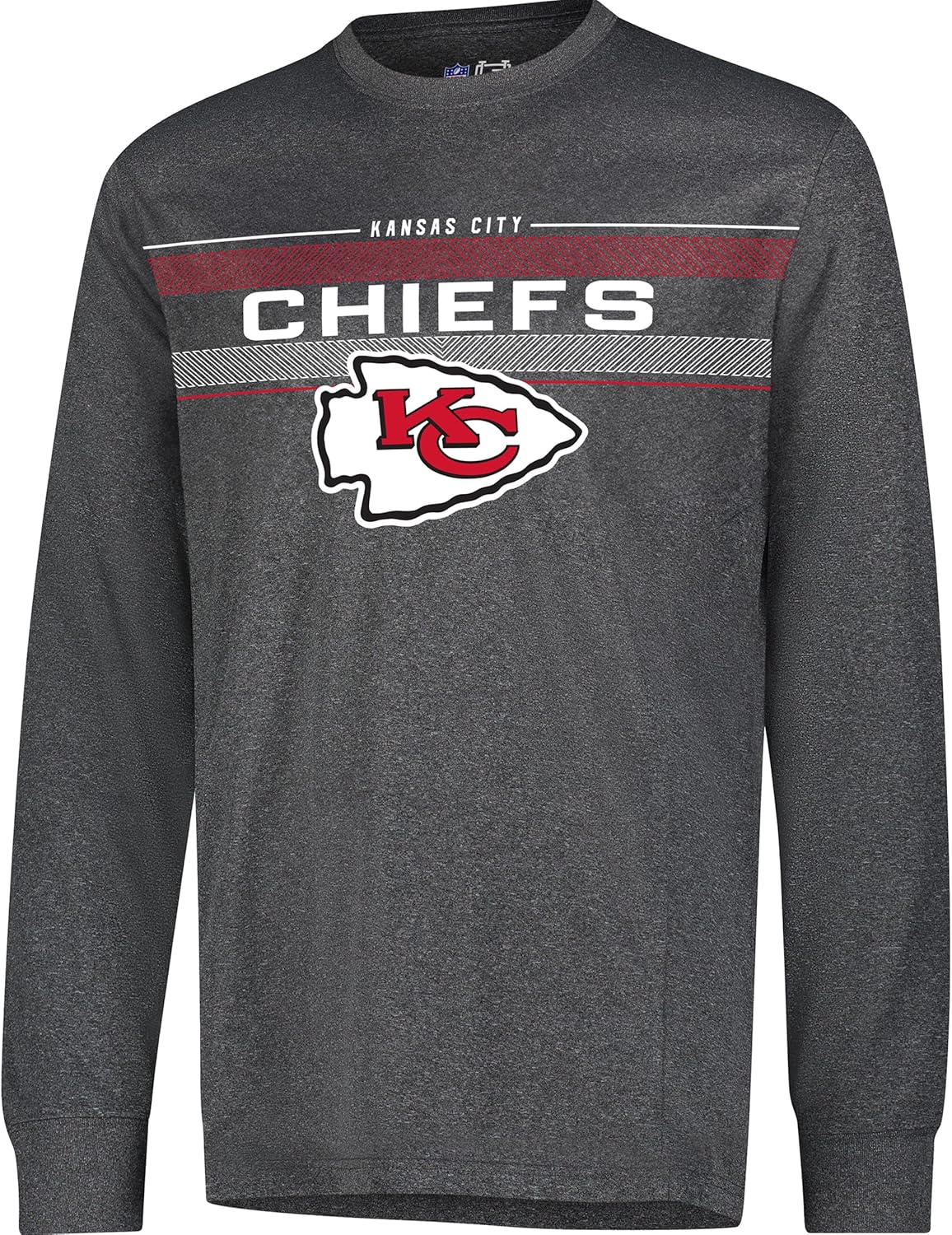 Ultra Game Men's NFL Official Super Soft Game Day Long Sleeve T-Shirt Kansas Cit...
