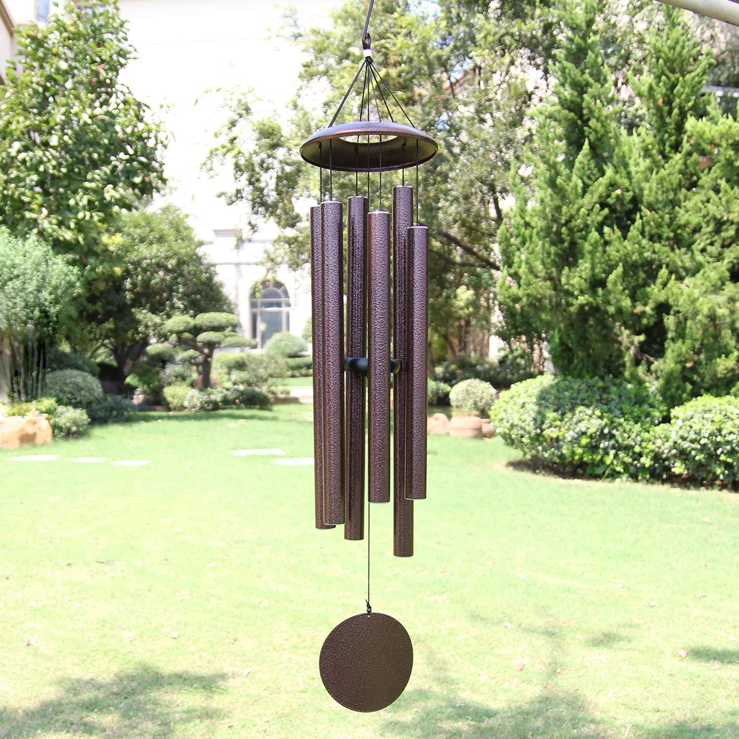 ASTARIN Wind Chimes Outdoor Deep Tone, 45 in Memorial Wind Chimes Large with 6 H...