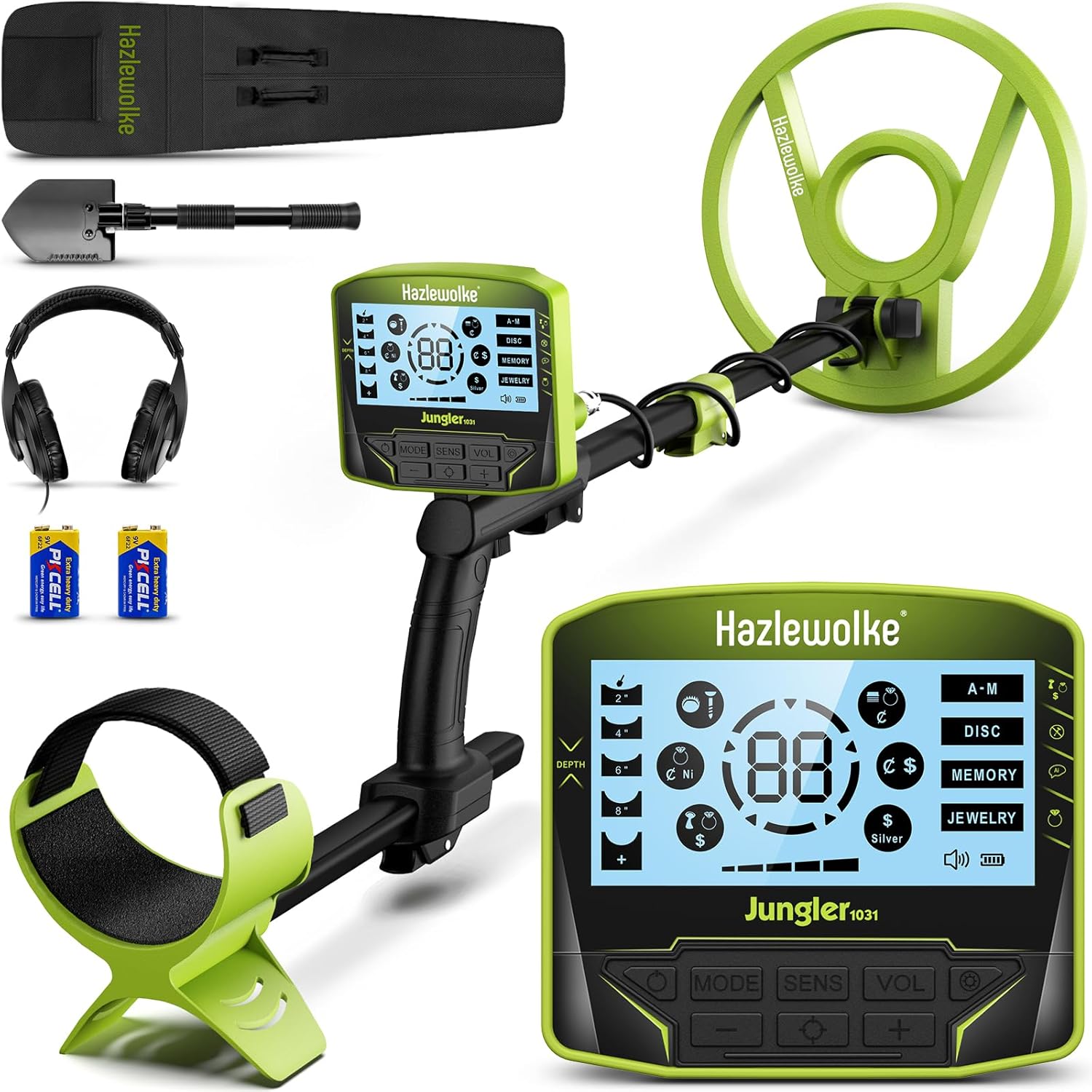 Metal Detector for Adults, 5 Professional Mode with Higher Accuracy 10” Waterpro...