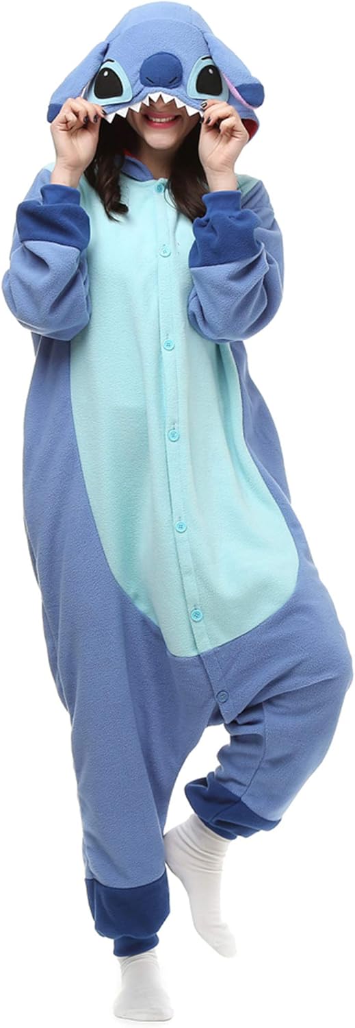 MAJ&COS Animal Onesies Adult Pajamas Halloween Cosplay Costume Unisex Onesie for...