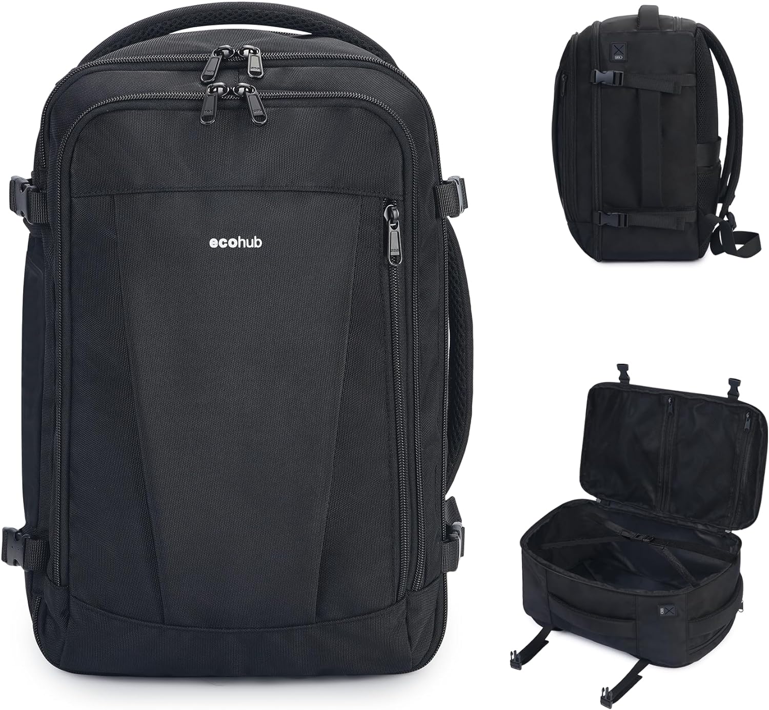 ECOHUB Travel Backpack 18x14x8 Spirit Airlines Personal Item Bag Carry On Backpa...