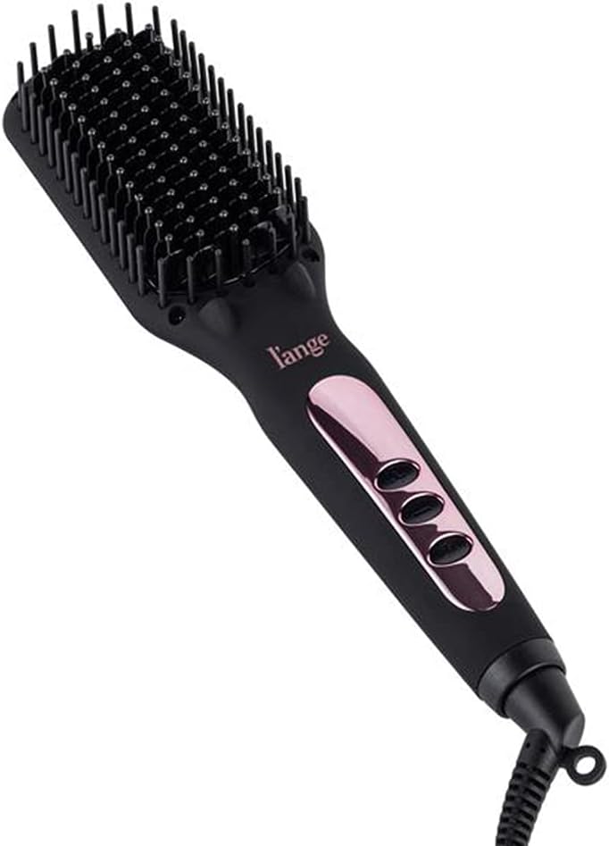 L'ANGE HAIR Le Vite Hair Straightener Brush | Heated Hair Straightening Ceramic...