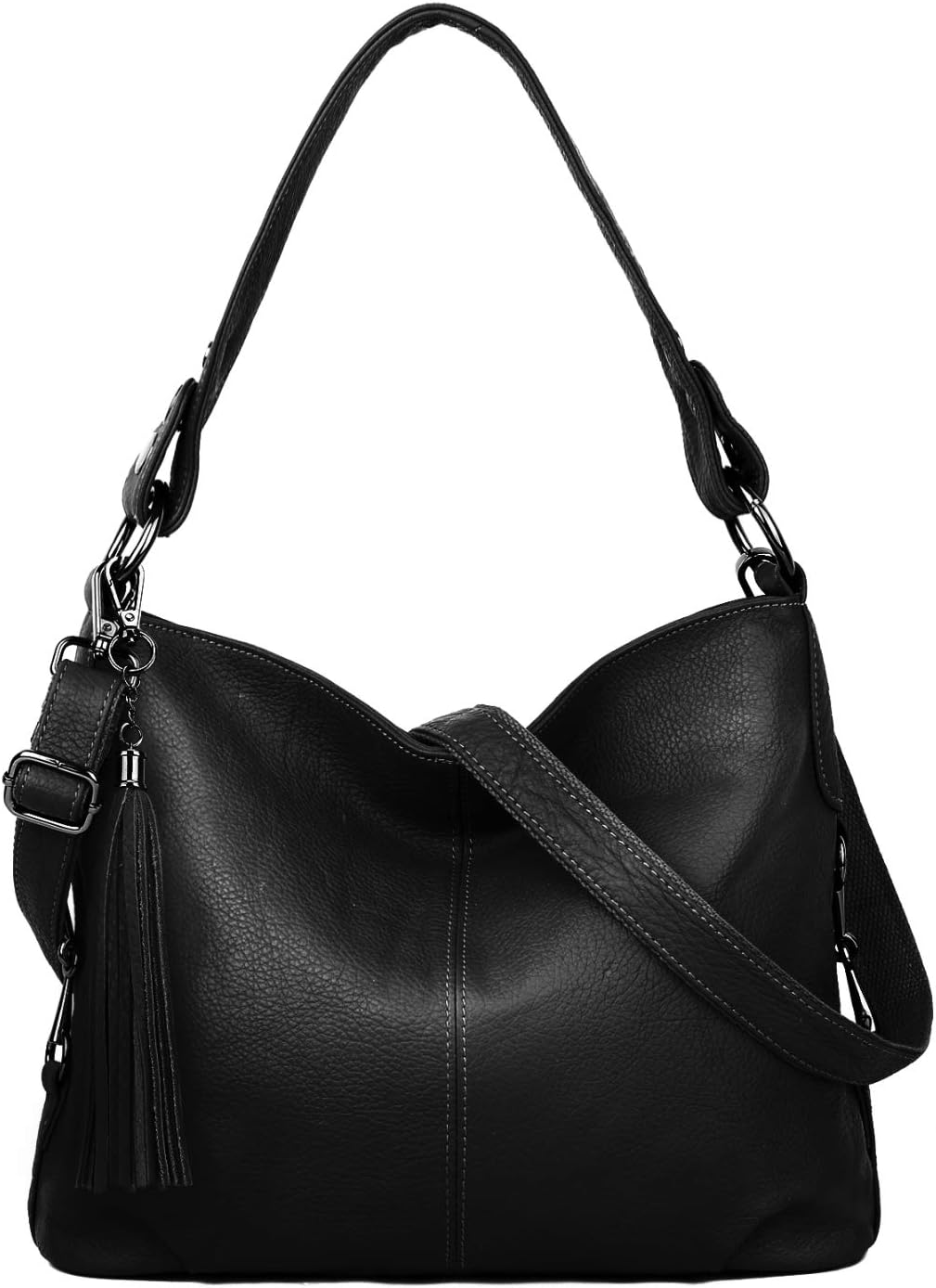 YALUXE Genuine Leather Shoulder Bags Stylish Hobo...