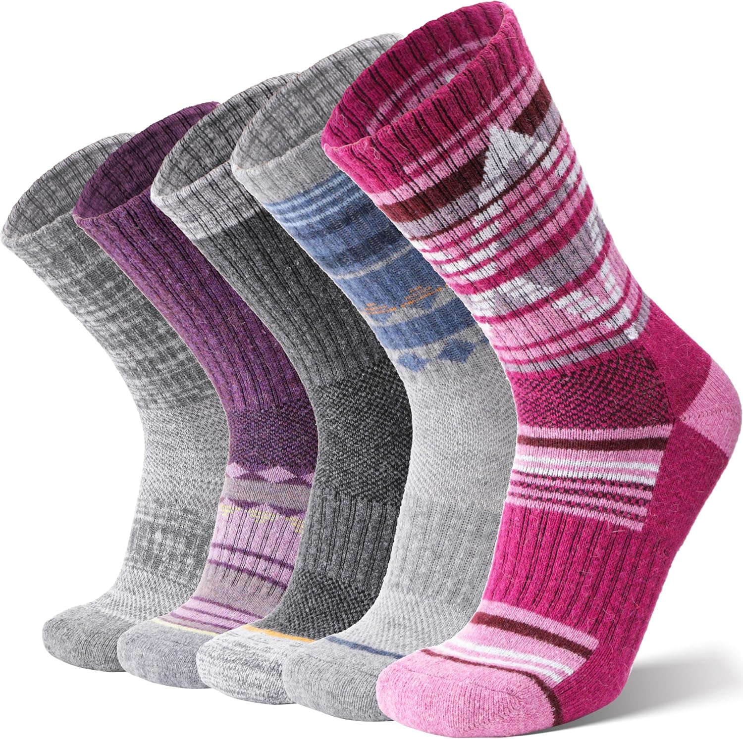 ANTSANG Unisex Merino Wool Hiking Walking Socks for Men Thermal Warm Winter Thic...
