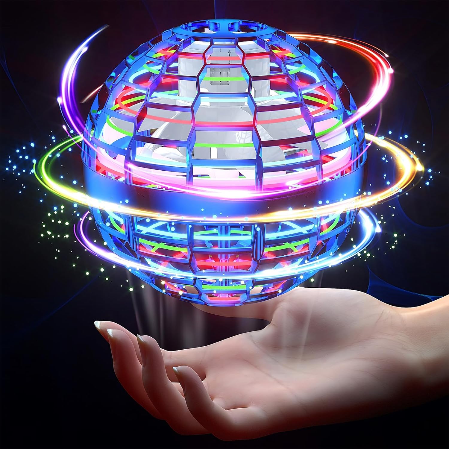 Flying Ball Toys 2024 Upgraded Hand Controlled Fly...