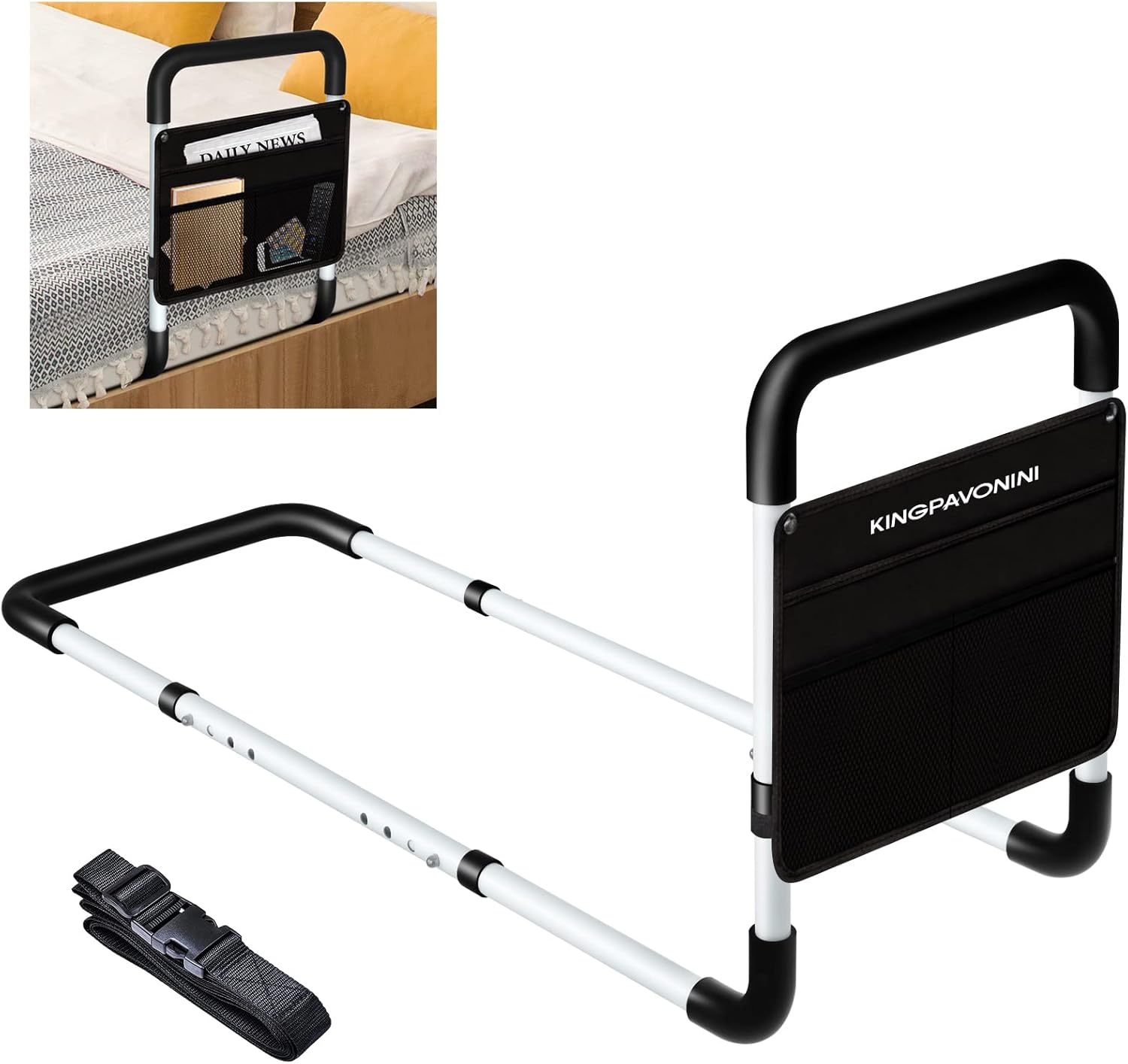 Bed Rails for Elderly Adults - Bed Assist Rail Medical Bed Support Bar Mobility...