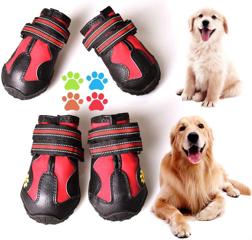 CovertSafe& Dog Boots for Dogs Non-Slip, Waterproof Dog Booties for Outdoor, Dog...