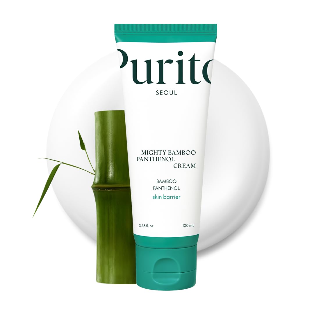 PURITO Mighty Bamboo Panthenol Cream, Glow Cream, Skin Barrier Repair, for All S...