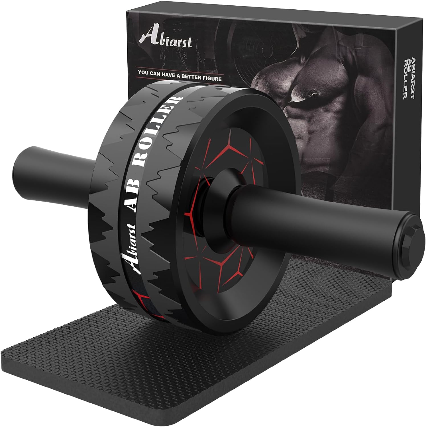 Ab Roller Wheel, Abs Workout Equipment for Abdominal & Core Strength Training, H...