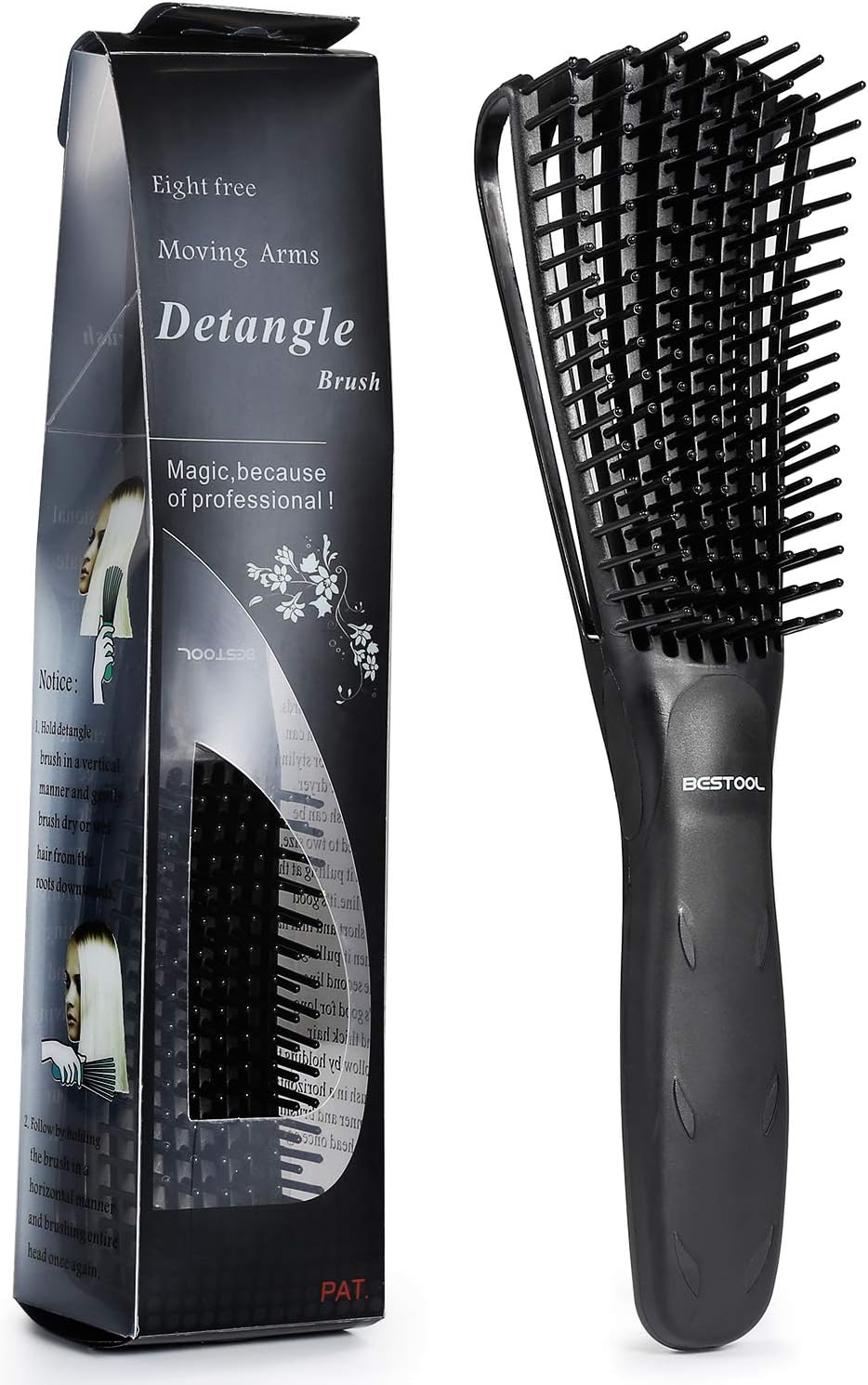 BESTOOL Detangle Hair Brush, Detangling Brush for Black Natural Hair Curly Hair...