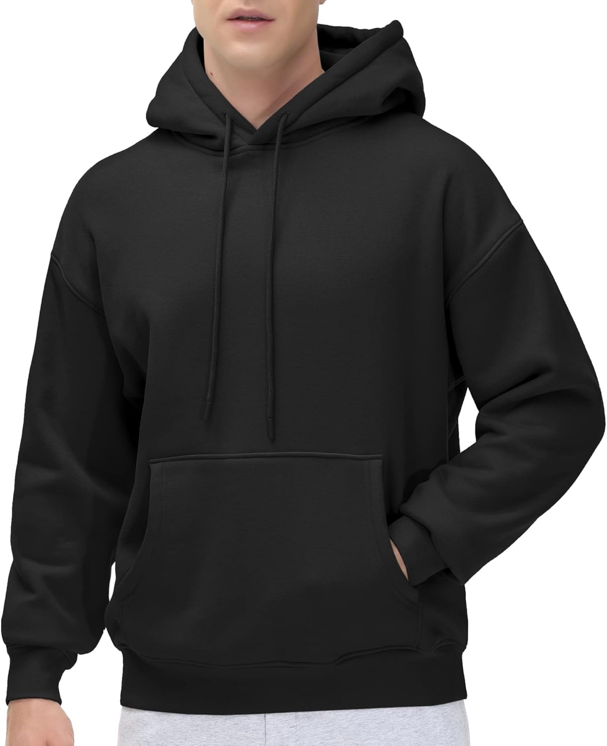 THE GYM PEOPLE Men's Fleece Pullover Hoodie Loose Fit Ultra Soft Hooded Sweatshi...