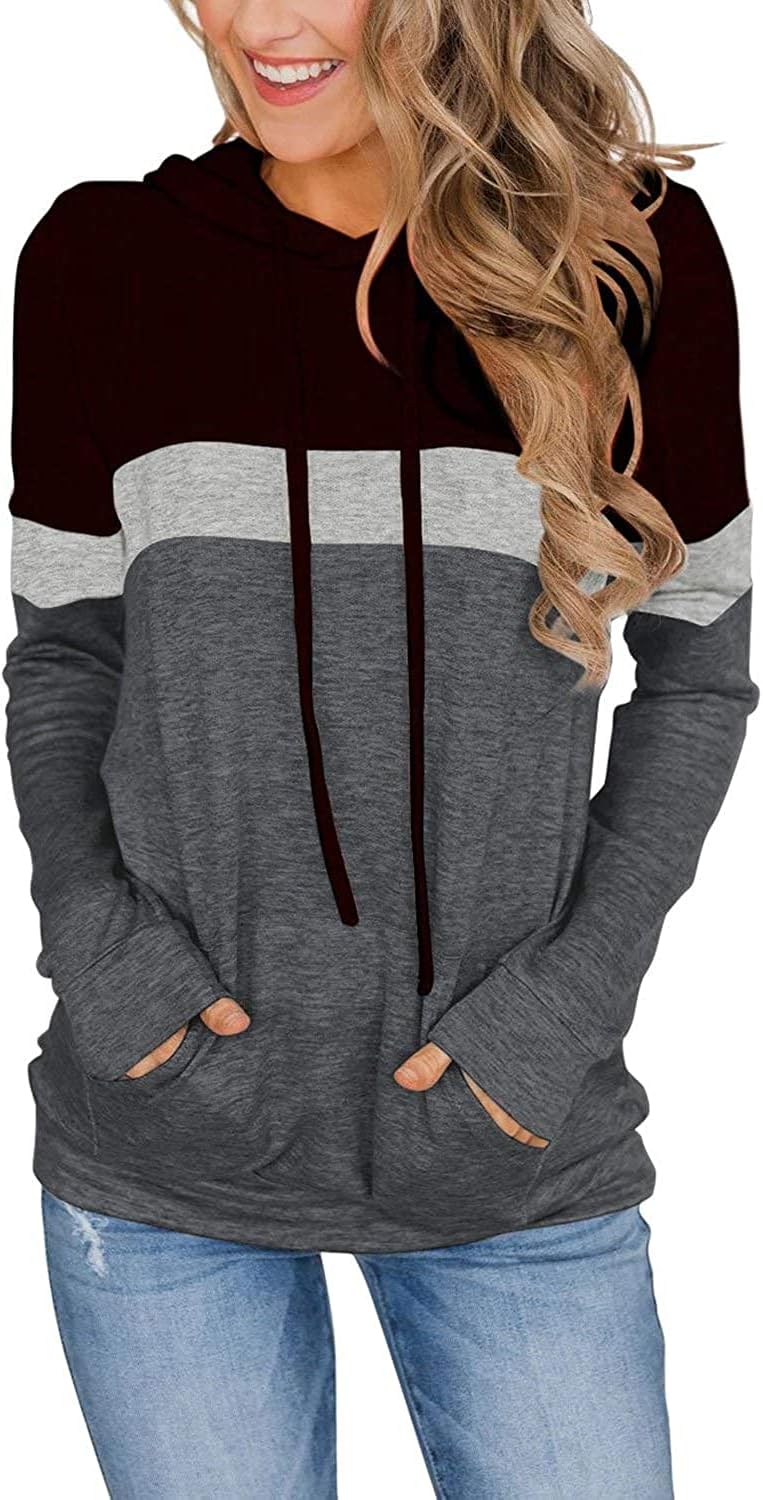 Lylinan Womens Tops Long Sleeve Hoodies Fall Clothes Fashion Sweatshirts Trendy...
