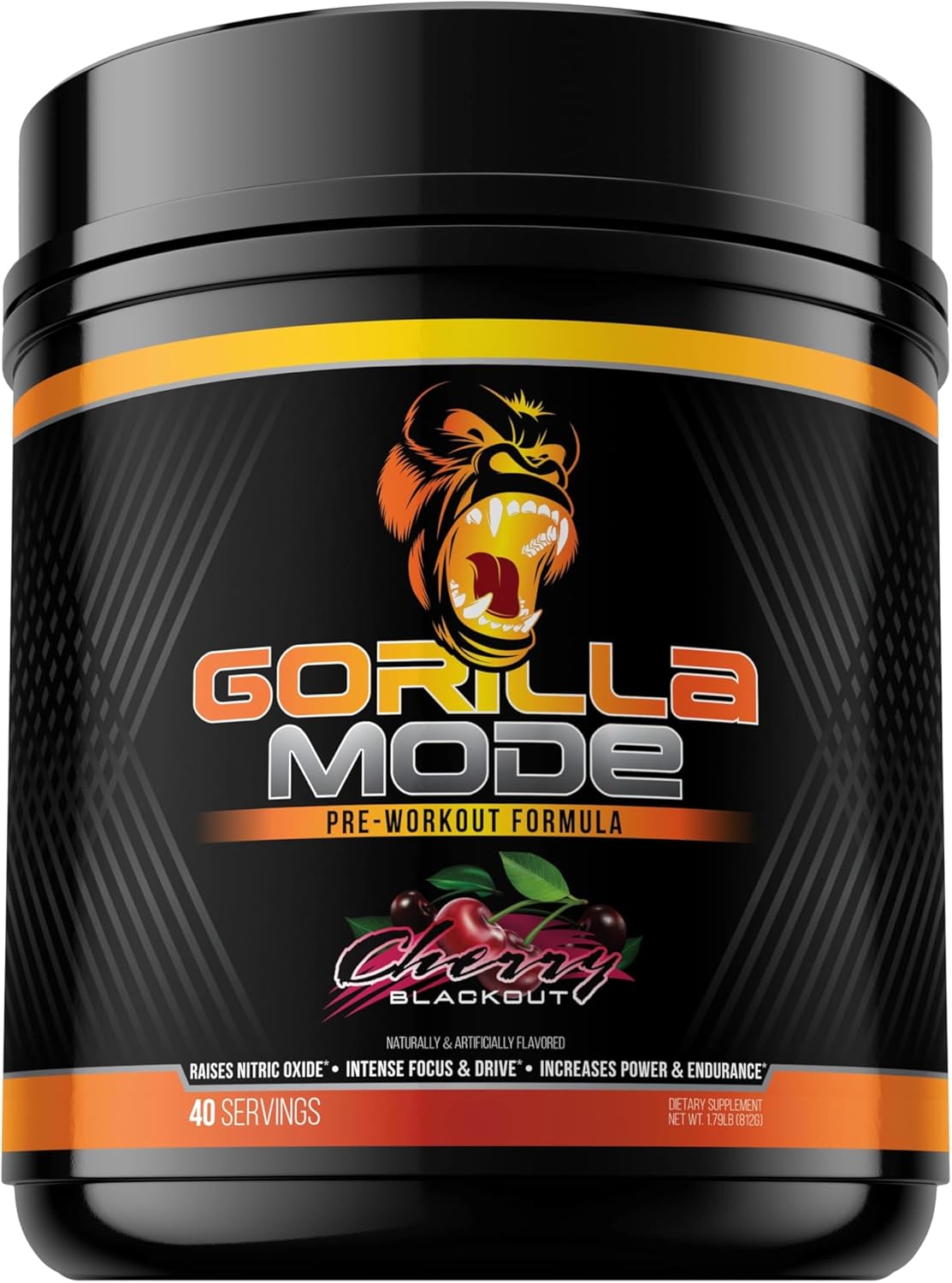 Gorilla Mode Pre Workout - Massive Pumps · Laser Focus · Energy · Power - L-Citr...