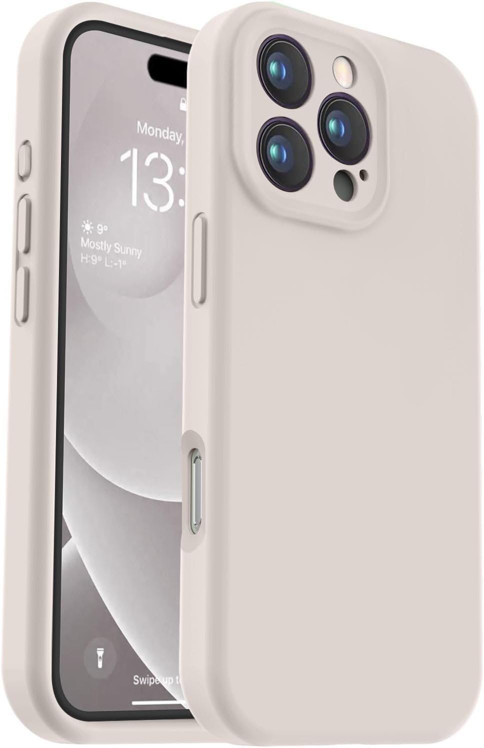 Vooii Compatible with iPhone 16 Pro Case, Liquid Silicone Upgrade [Camera Protec...