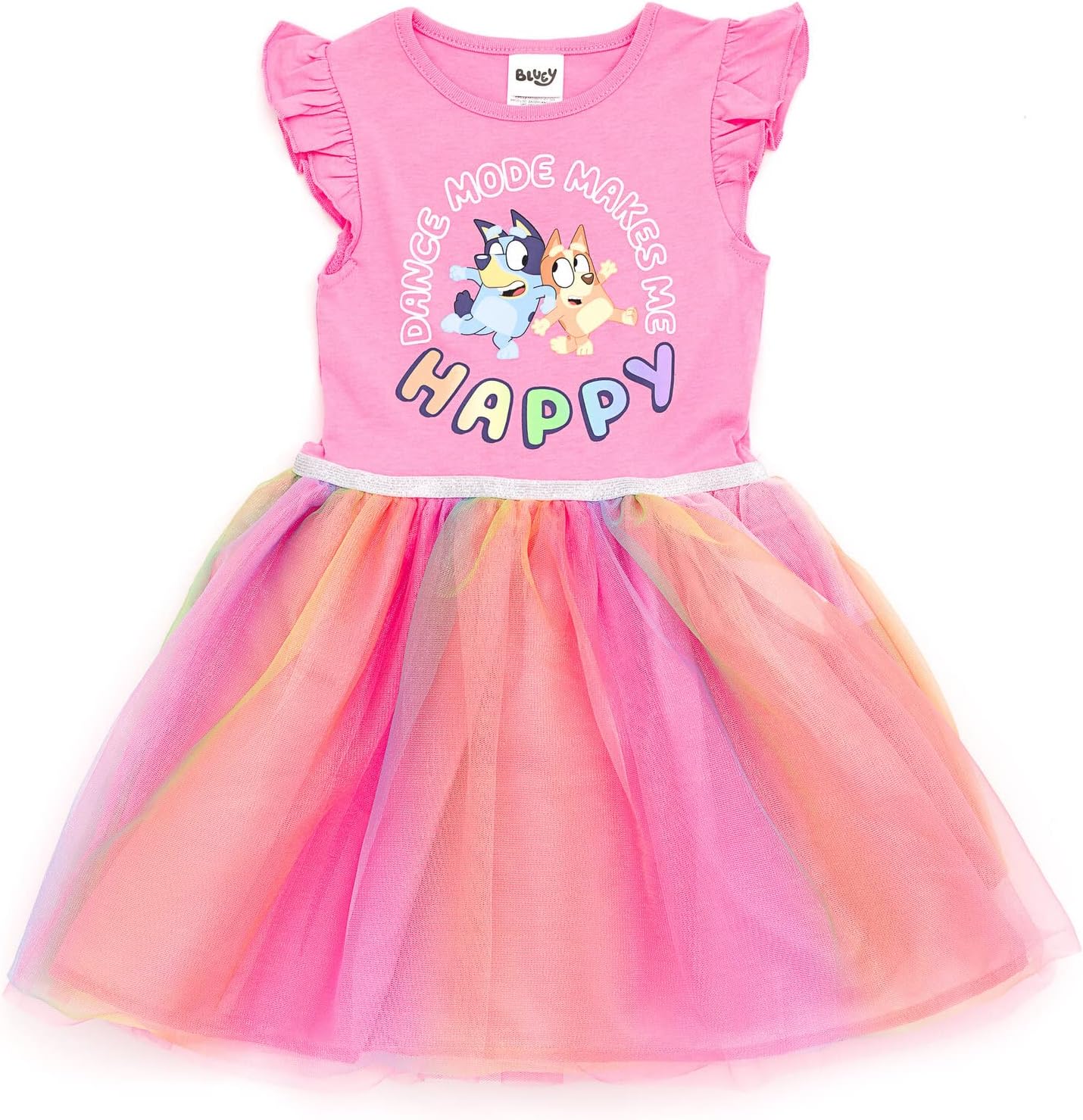Bluey Bingo Girls Dress Toddler to Big Kid 5T Pink