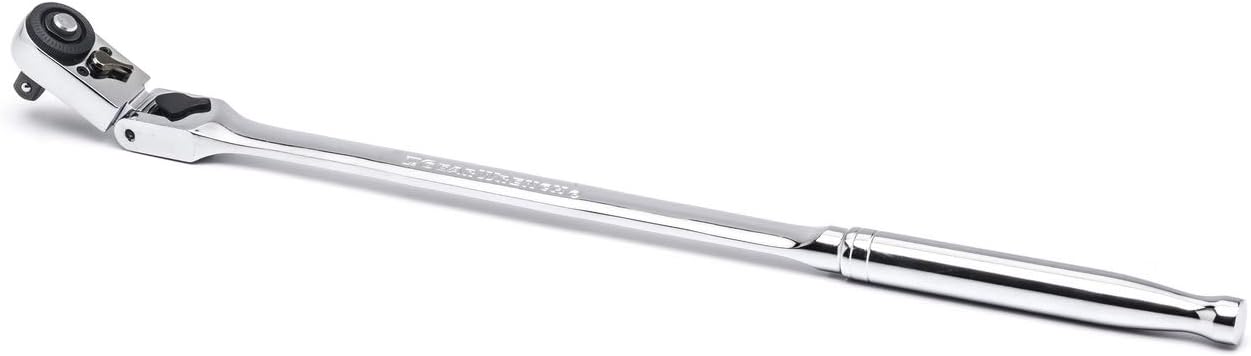 GEARWRENCH 1/4" Drive 72 Tooth Quick Release Locking Flex Slim Head Ratchet, 12"...
