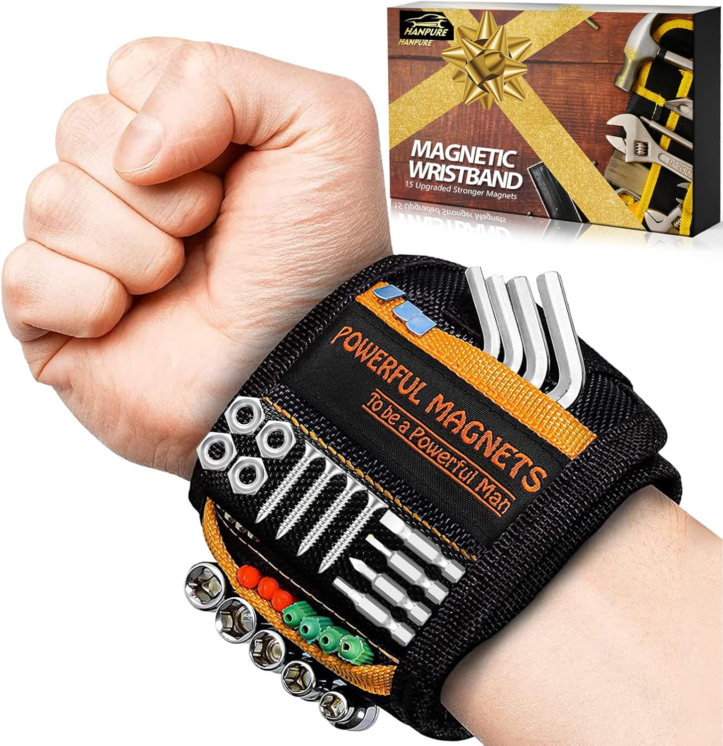 Gifts for Men Dad Magnetic Wristband - Cool Tools Gadgets for Men Personalised G...