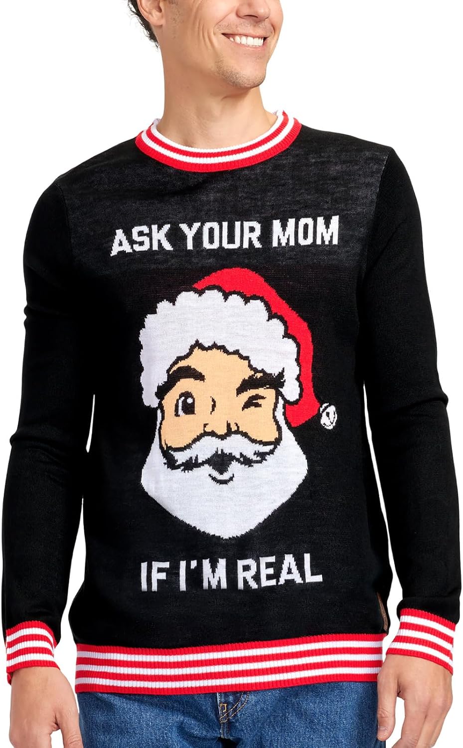 Tipsy Elves Men's Ugly Christmas Sweaters - Funny Christmas Sweaters for Men - F...