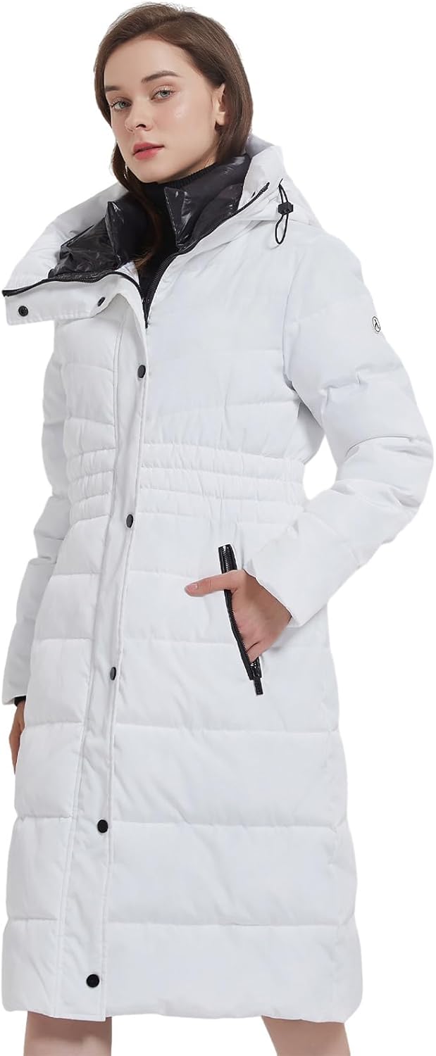 IKAZZ Women's Winter Coats, Thickened Warm Insulated Vegan Down Long Parka Jacke...