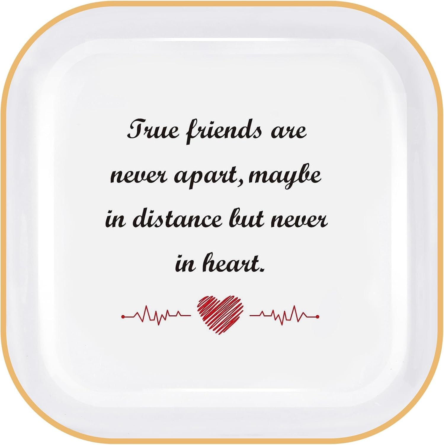 PUDDING CABIN Birthday Gifts for Women True Friends are Never Apart, Maybe in Di...