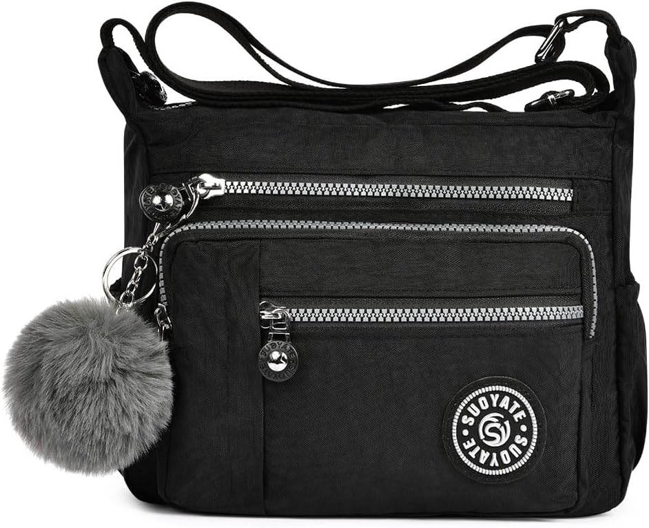 Aucuu Women's Multi-Pocket Casual Crossbody Bag, Multifunctional Crossbody Bag,...