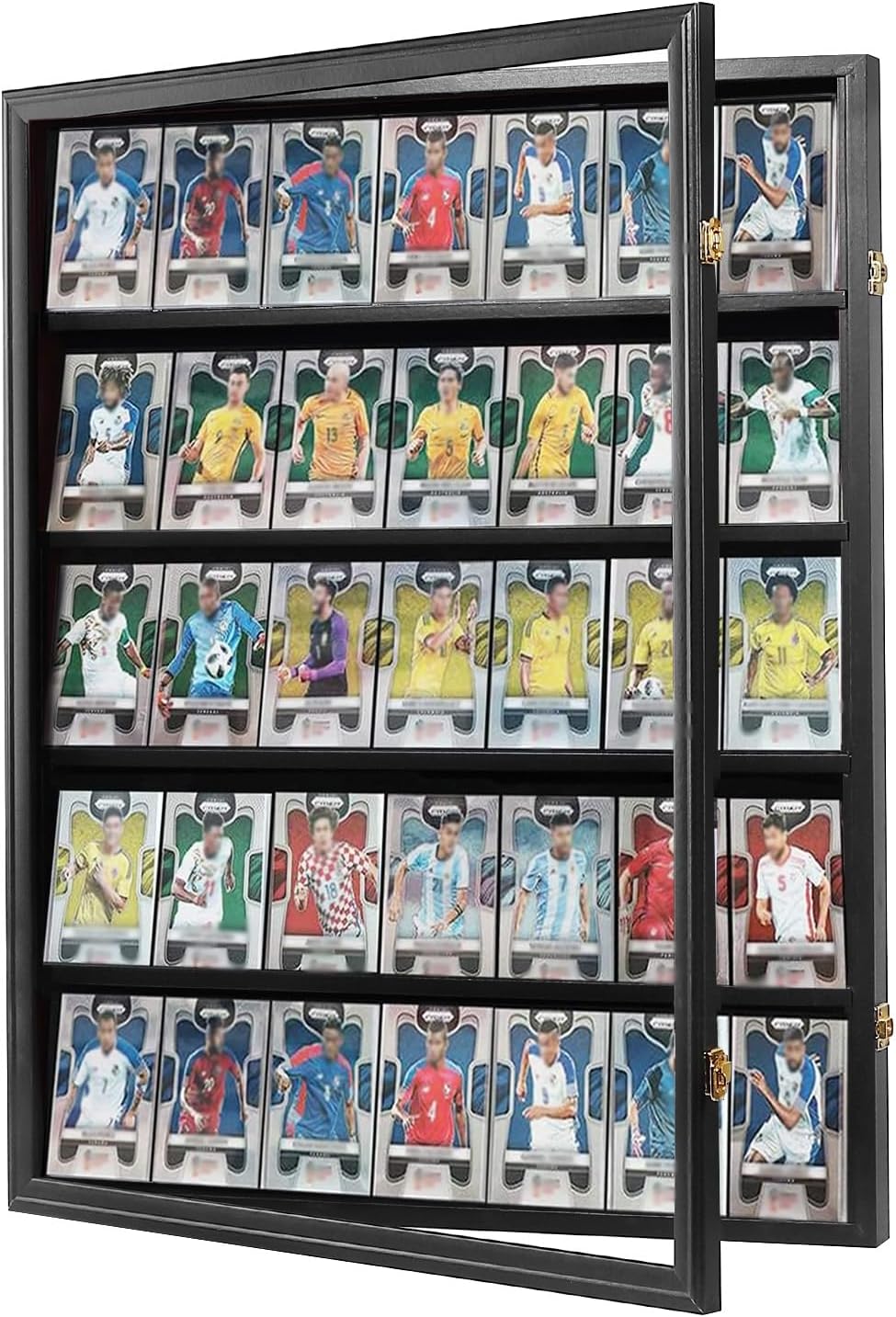 35 Graded Sports Card Display Case - Baseball Card Display Frame with UV Protect...