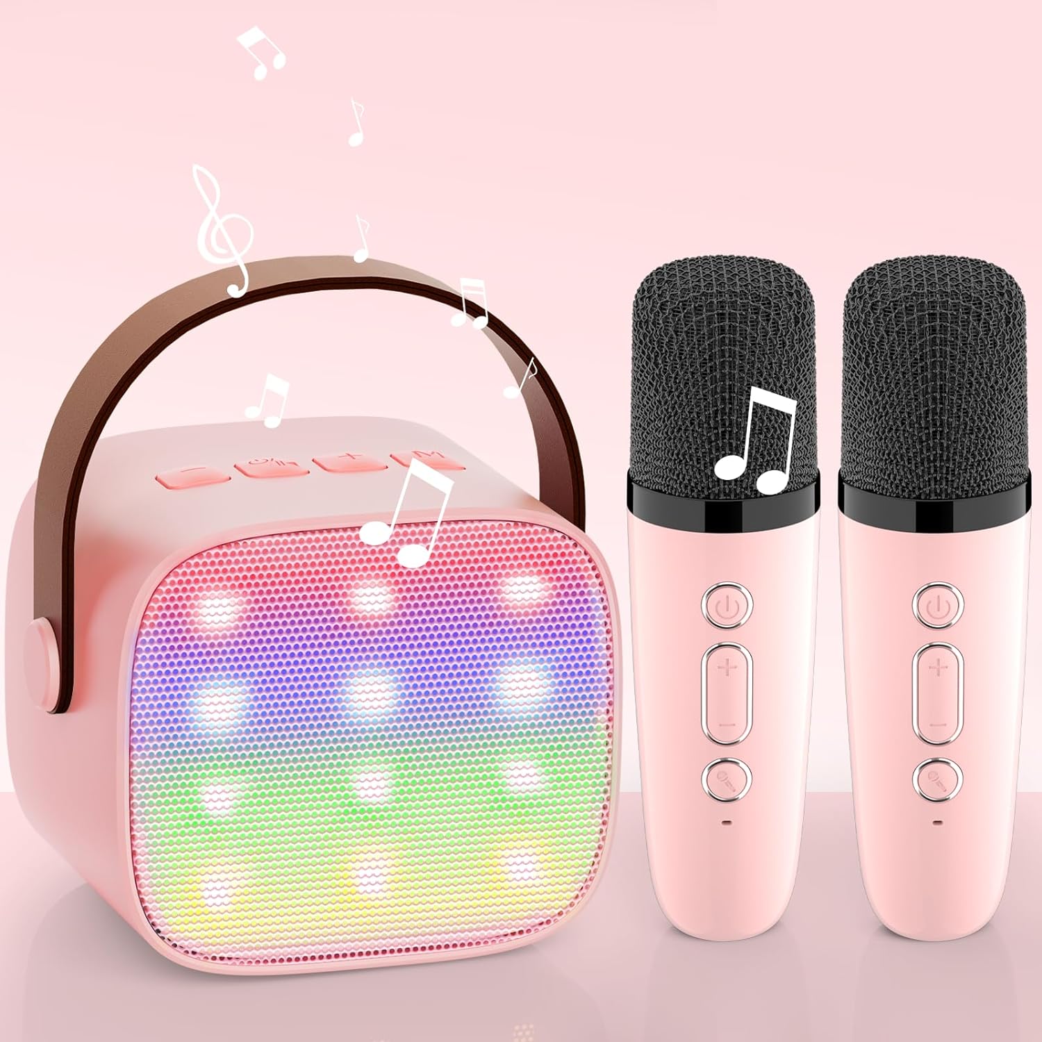 Upgrade Karaoke Machine 2 Microphones Kids for Girls: Wowstar Kids Karaoke Machi...
