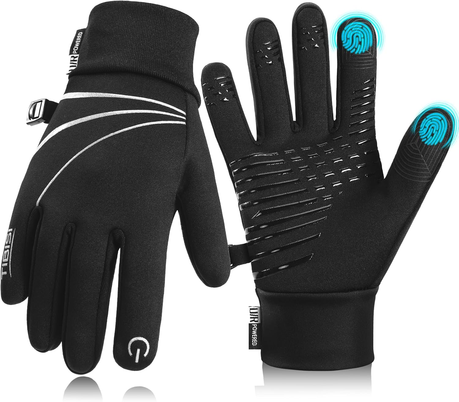 Tmani Thermal Kids Gloves for Boys Girls Winter Warm Gloves Windproof and Water-...