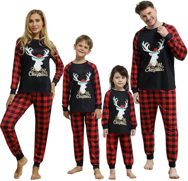 Matching Christmas Pyjamas-Family Christmas Pyjamas Set,Christmas Pajamas for Fa...