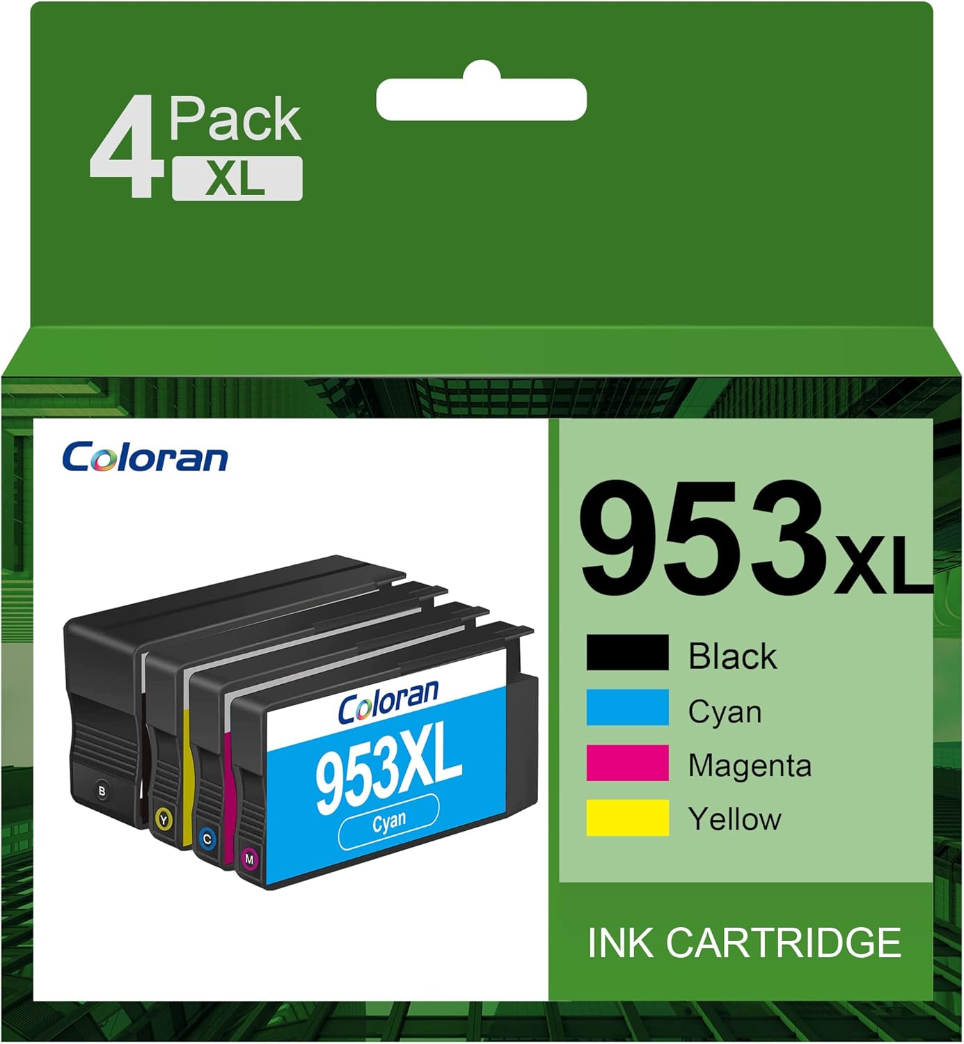 Coloran 953XL Compatible Ink Cartridges Replacement for HP 953 XL with Newest Ch...