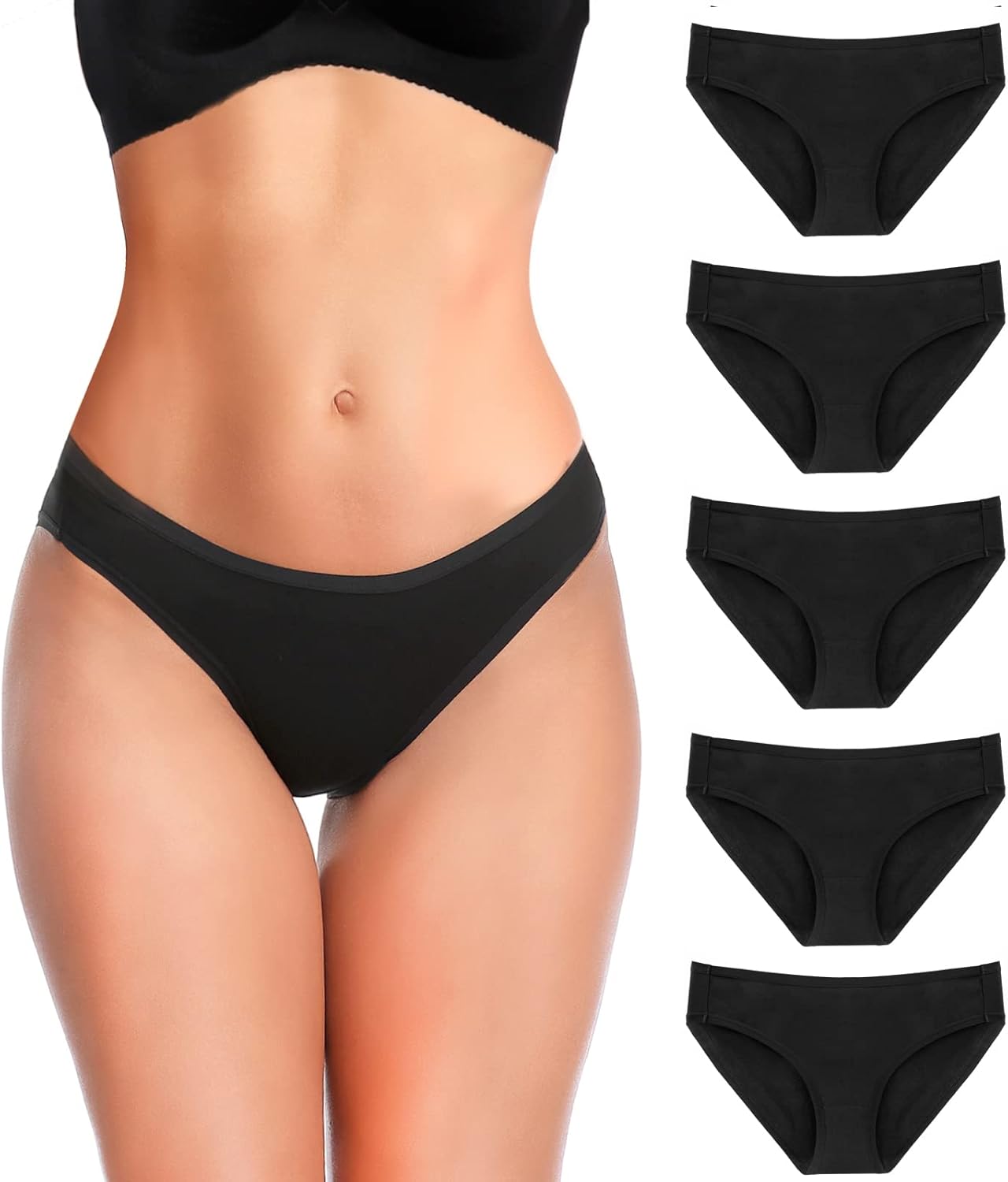 YADIFEN Womens Underwear Cotton Knickers Low Rise...