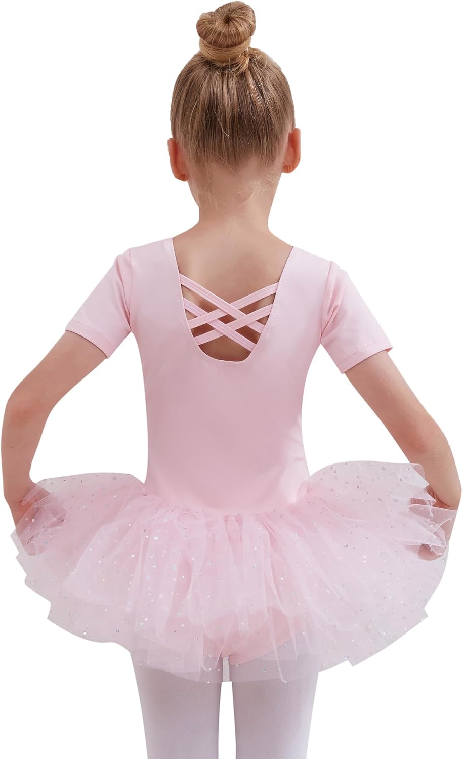 Tancefair Ballet Dress for Girls Sparkly Ballet Leotard with Shiny Tutu Skirt To...