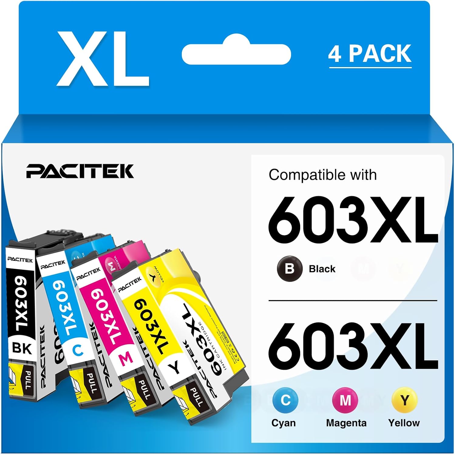 PACITEK 603XL Ink Cartridges Replacement for Epson...