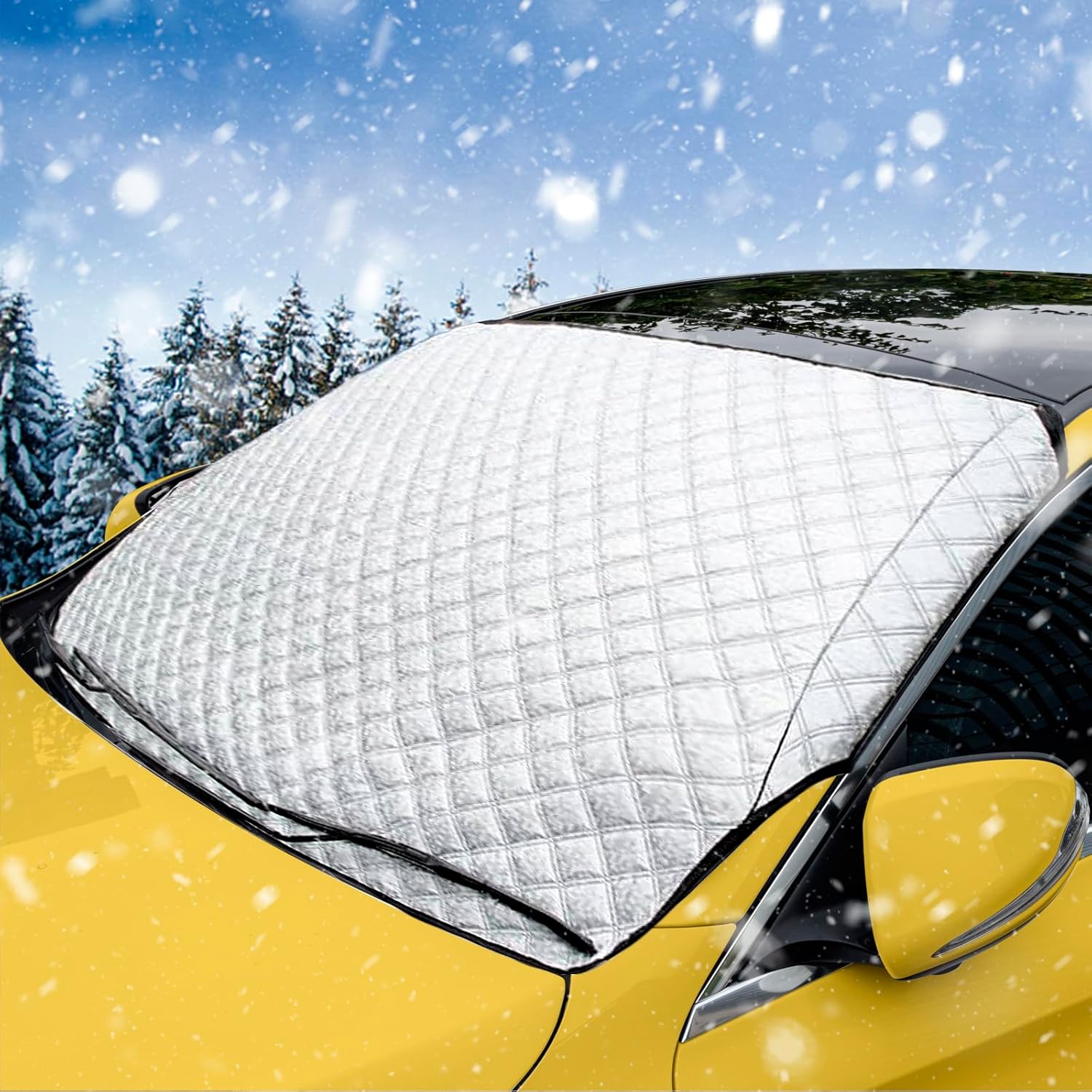 Car Windscreen Cover,Windshield Cover For Winter,Snow Cover Waterproof Dustproof...