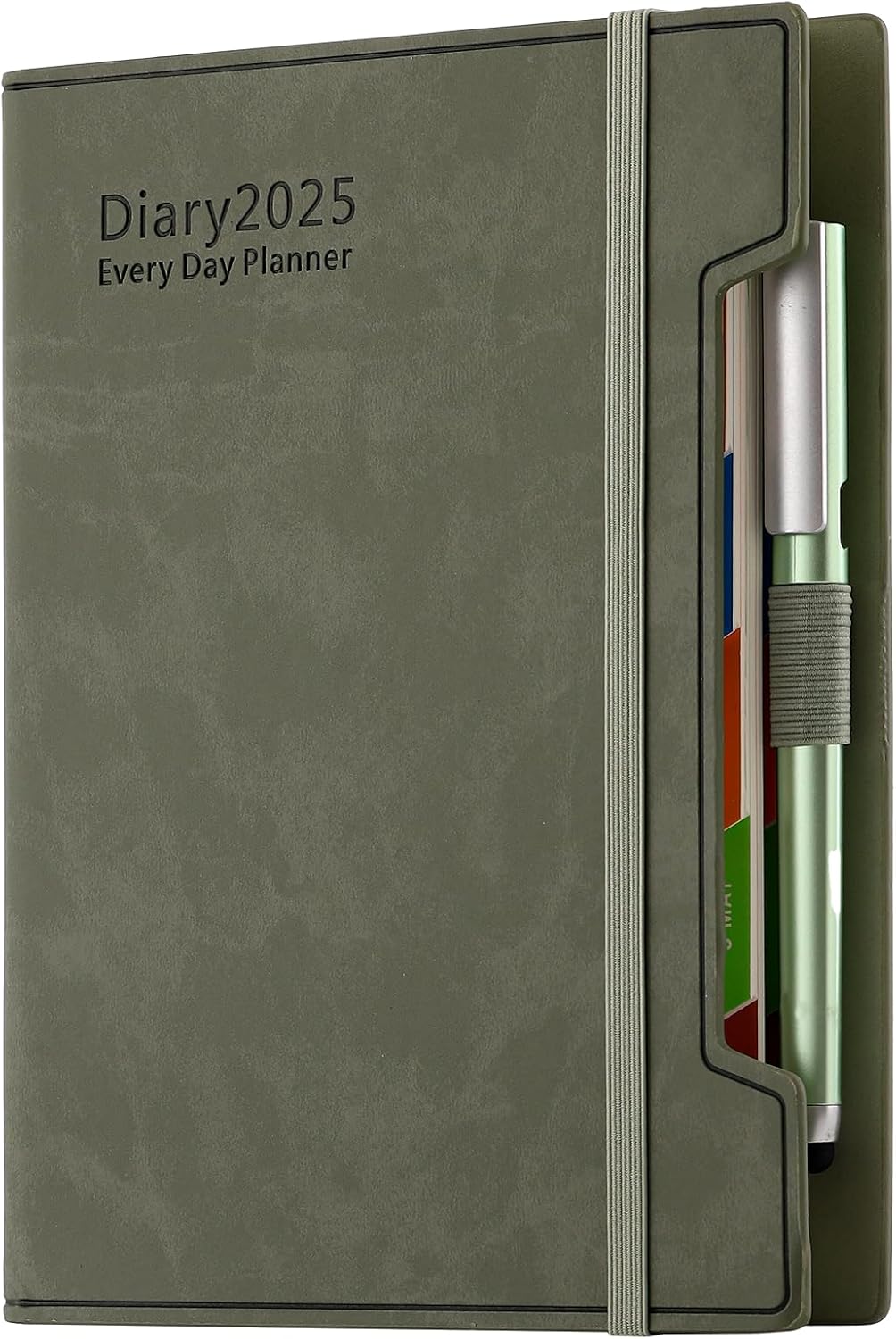 Academic Diary 2025 A5 Day Per Page, Daily Planner 2025,2025 Diary from Jan 2025...
