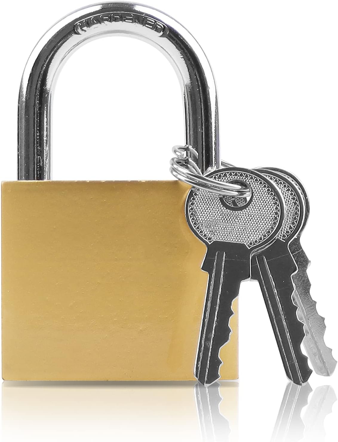 Lamondre Padlock Heavy Duty Padlock with Keys, Outdoor High Security Padlock, Ke...