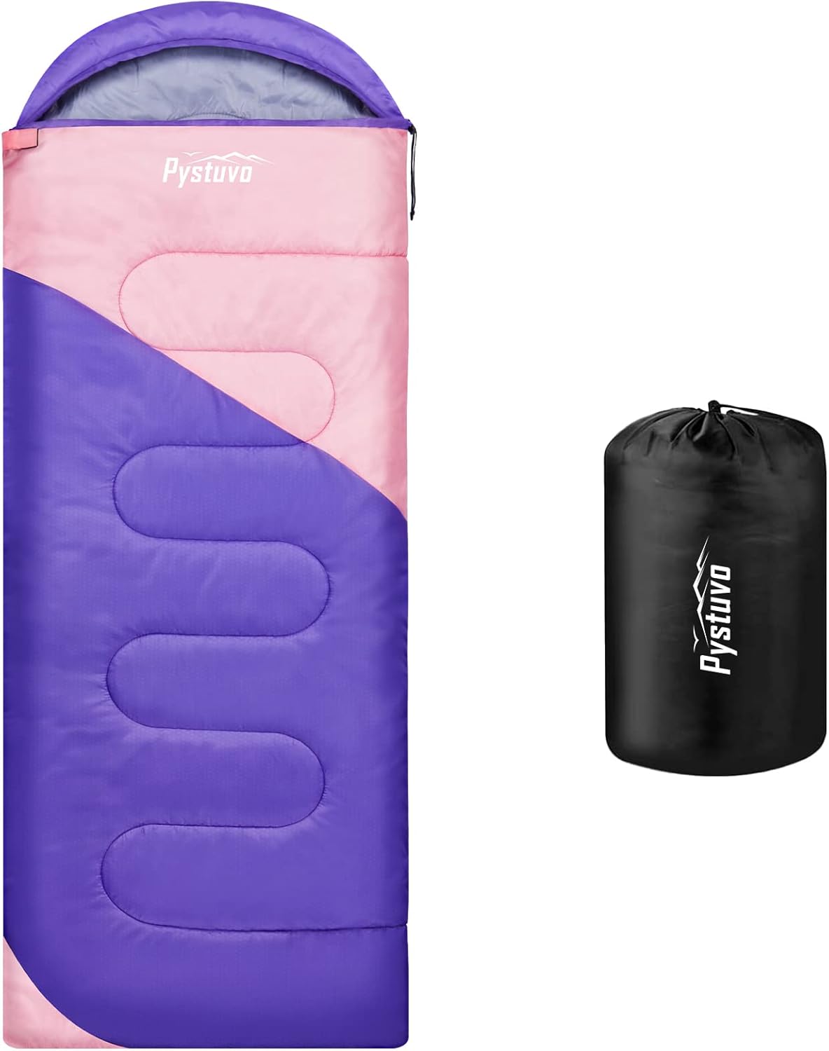 Pystuvo Sleeping Bag for Adults,4 Season Sleeping Bag,Lightweight,Waterproof Ind...