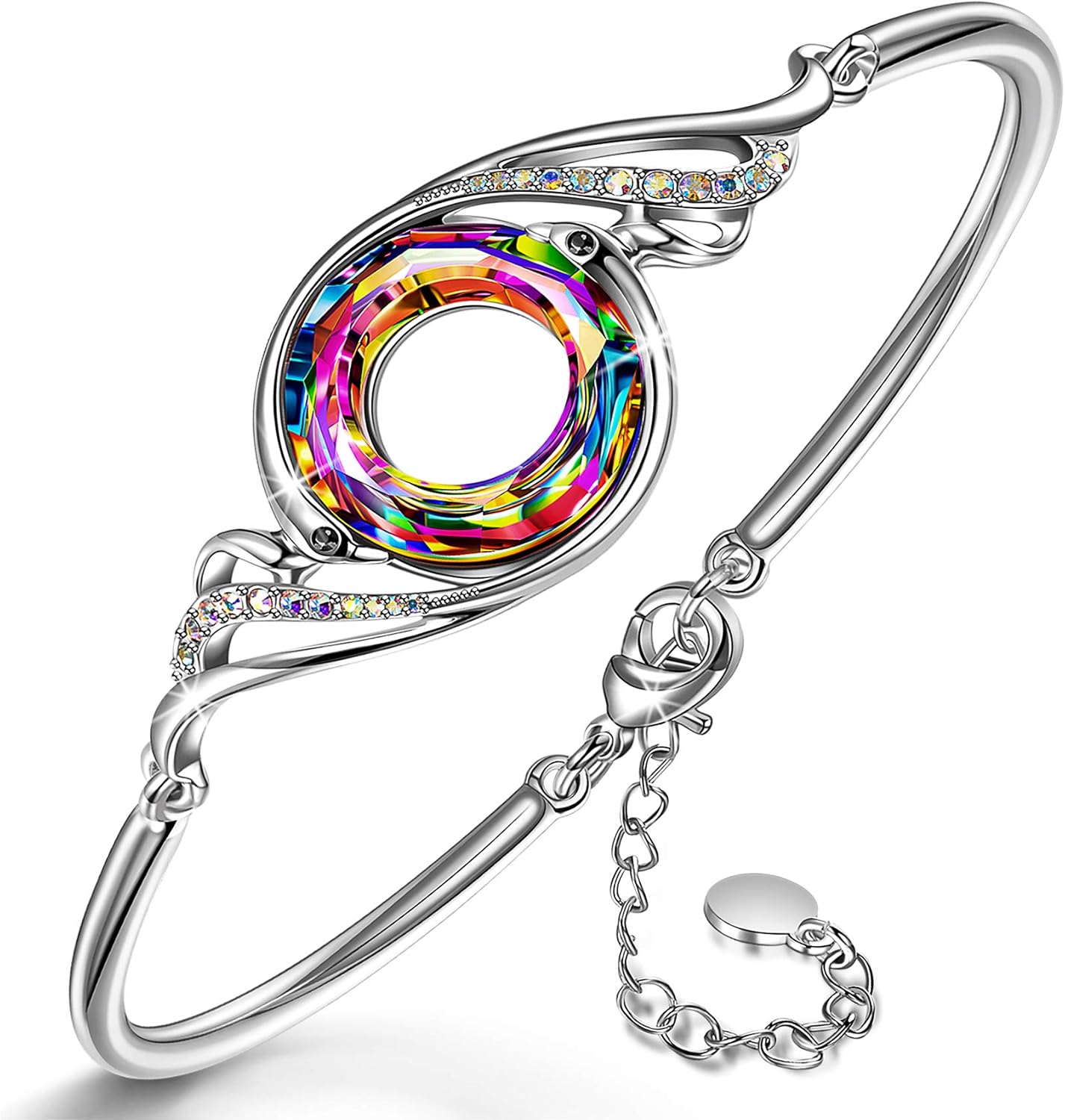 Kate Lynn Mother's Day Gifts for Women Bracelet Crystal Bangle Bracelets for Mum...