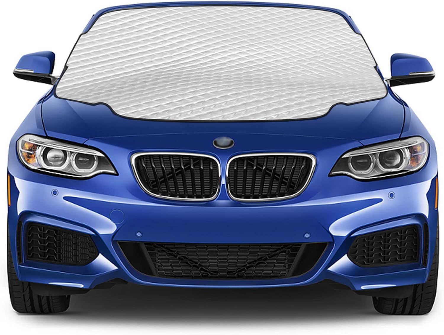 Car Windscreen Cover, Magnetic Snow Cover with 3 Hidden Magnets, Snow UV Ice Pro...