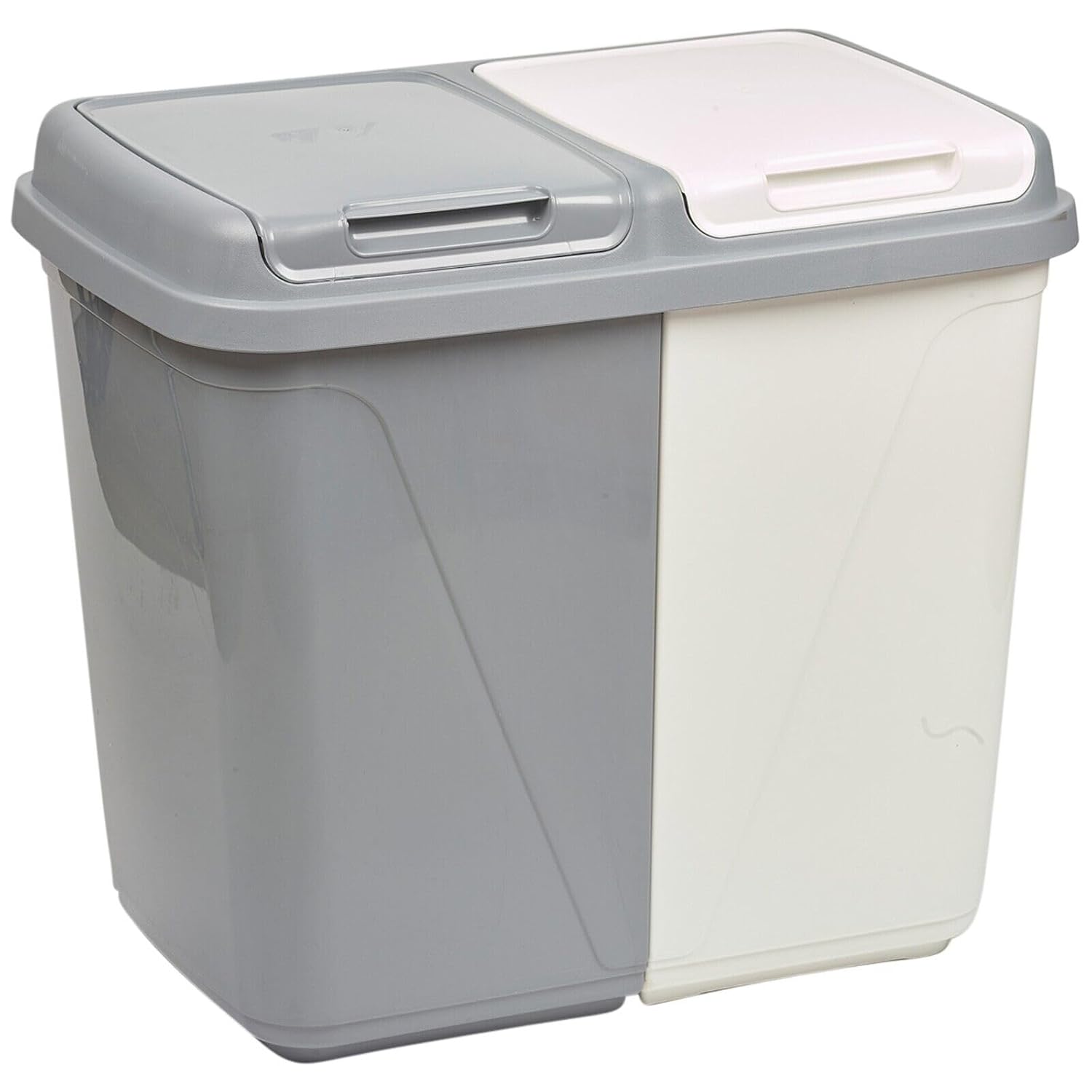 URBNLIVING 60L Double Kitchen Recycling Laundry Duo Bin Garbage Under Cabinet Tr...