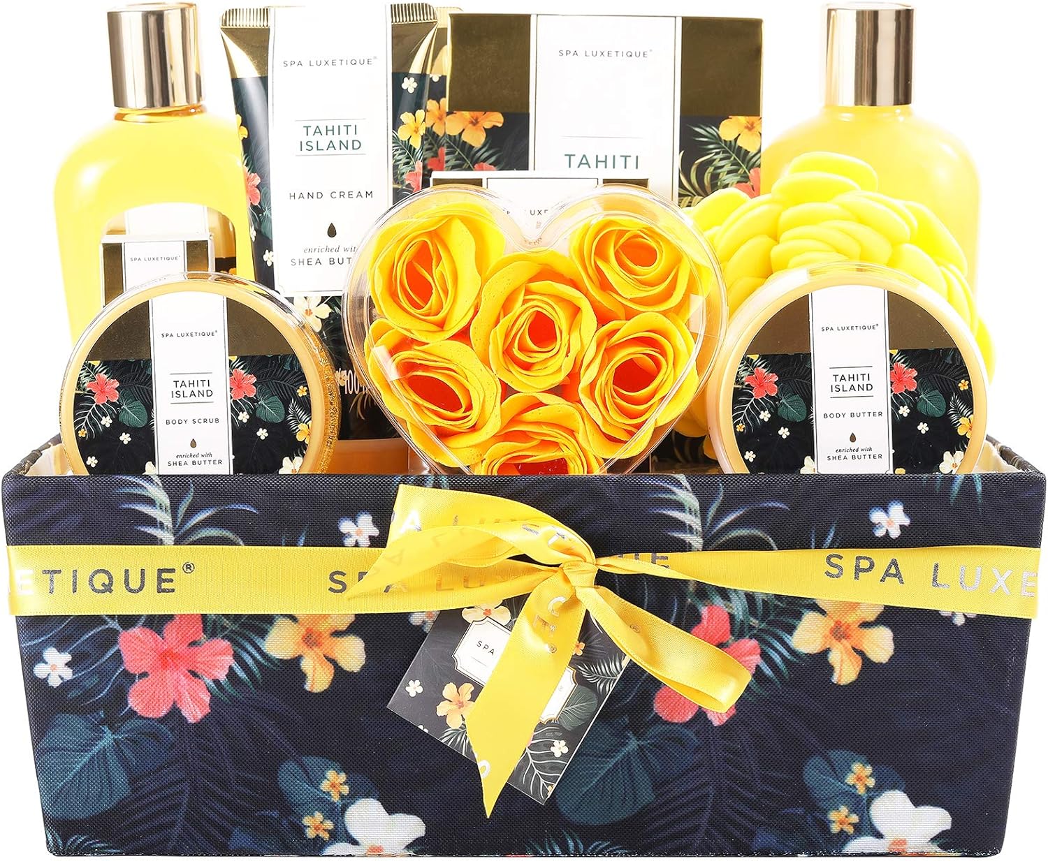 Spa Luxetique Spa Gift Set,Bath Sets Gift for Women Men 12pcs Tahiti Island Rela...